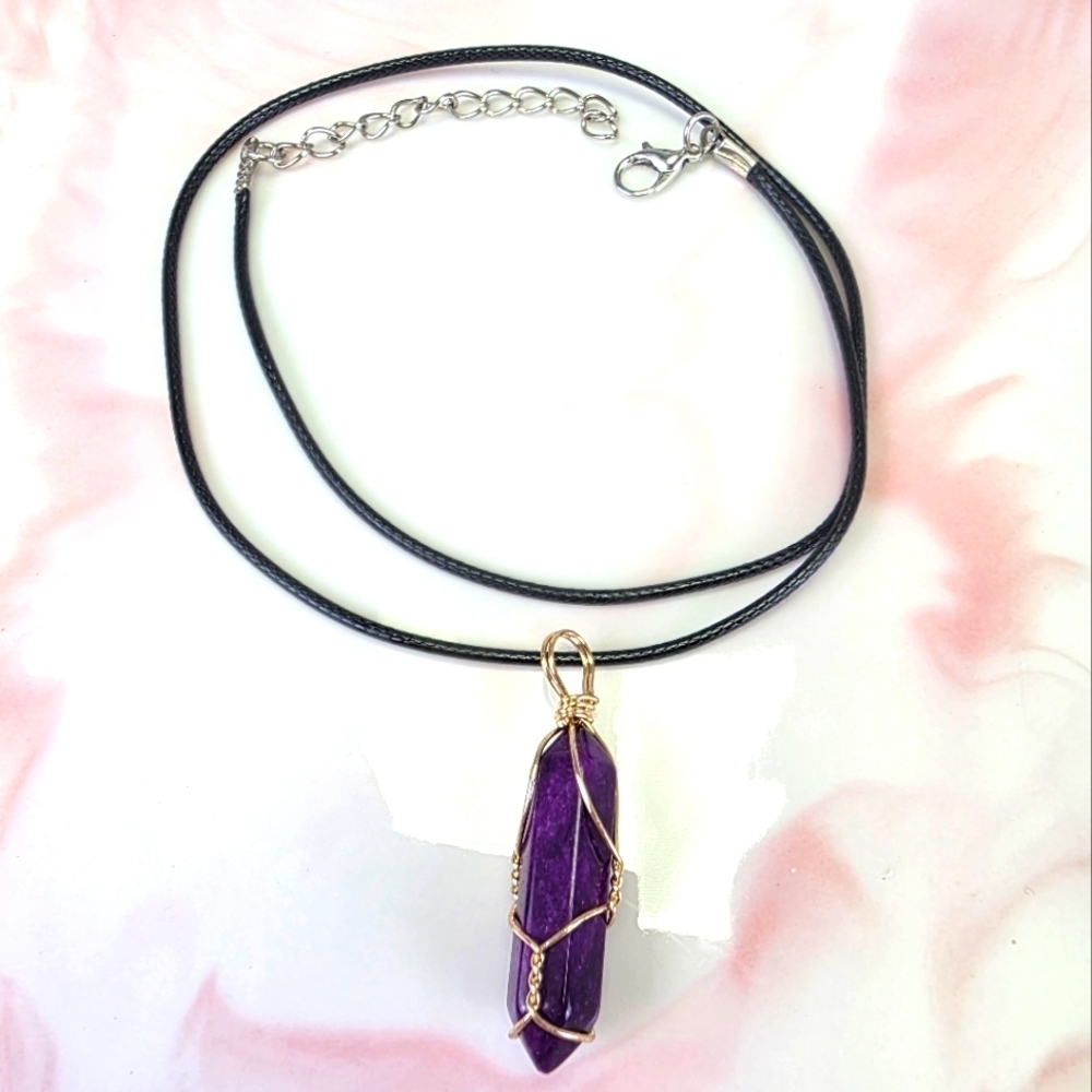 Natural Stone Pendant Necklace